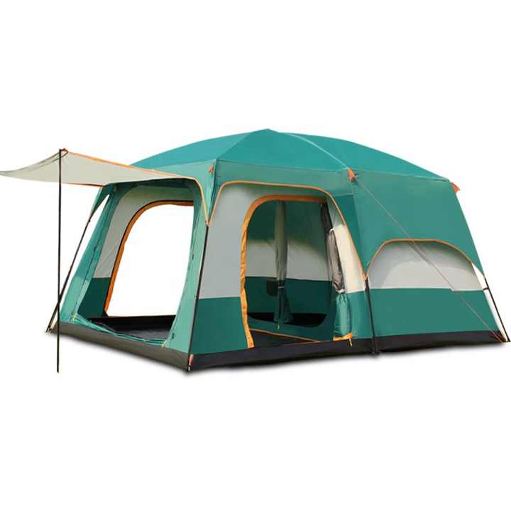Two Bedroom 5-Person Family Camping Tent – Waterproof, Easy Setup & Ventilated for All Seasons