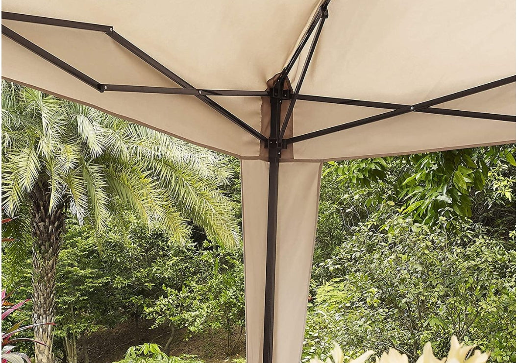 Pop-Up Garden Pergola Sunshade Gazebo 3x3m