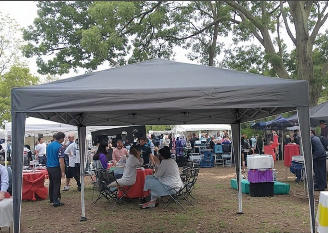 Pop-Up Garden Pergola Sunshade Gazebo 3x3m