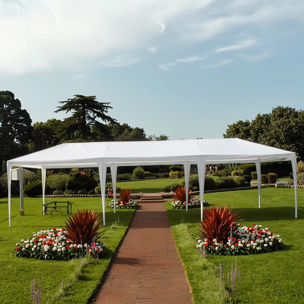 3 x 9m Party Events White Gazebo